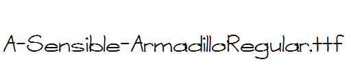 A-Sensible-ArmadilloRegular.ttf