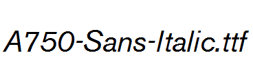 A750-Sans-Italic.ttf