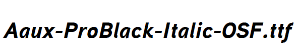 Aaux-ProBlack-Italic-OSF.ttf