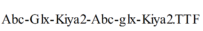 Abc-Glx-Kiya2-Abc-glx-Kiya2.ttf