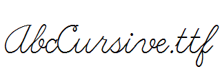 AbcCursive.ttf