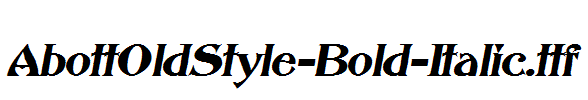 AbottOldStyle-Bold-Italic.ttf