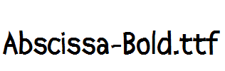 Abscissa-Bold