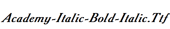 Academy-Italic-Bold-Italic.ttf