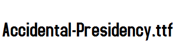 Accidental-Presidency
