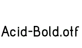 Acid-Bold