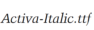 Activa-Italic.ttf
