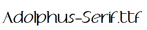 Adolphus-Serif