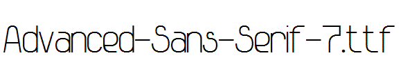 Advanced-Sans-Serif-7
