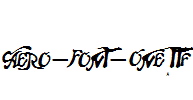 Aero-Font-One