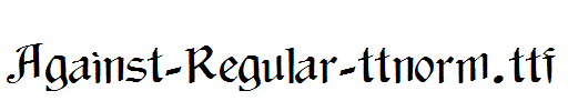 Against-Regular-ttnorm.ttf