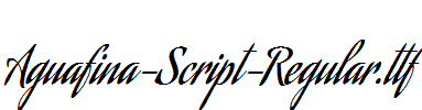 Aguafina-Script-Regular