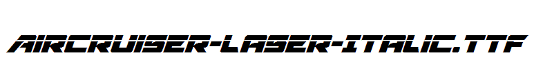 Aircruiser-Laser-Italic