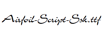 Airfoil-Script-Ssk.ttf