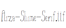 Aiza-Shine-Serif