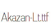 Akazan-Lt.ttf