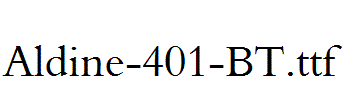 Aldine-401-BT.ttf