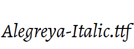 Alegreya-Italic