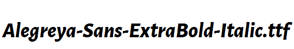Alegreya-Sans-ExtraBold-Italic