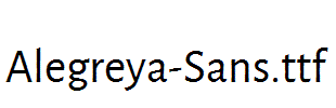 Alegreya-Sans