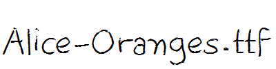 Alice-Oranges