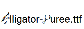 Alligator-Puree