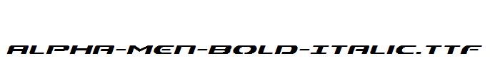Alpha-Men-Bold-Italic