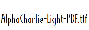 AlphaCharlie-Light-PDF.ttf