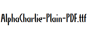 AlphaCharlie-Plain-PDF.ttf