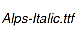 Alps-Italic.ttf