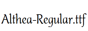 Althea-Regular