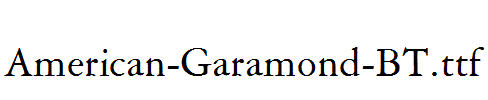 American-Garamond-BT.ttf