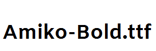 Amiko-Bold
