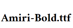 Amiri-Bold