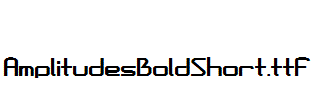 AmplitudesBoldShort