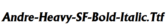 Andre-Heavy-SF-Bold-Italic.ttf