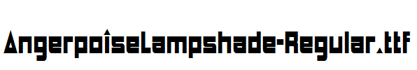 AngerpoiseLampshade-Regular