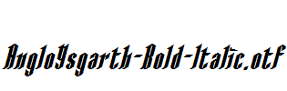 AngloYsgarth-Bold-Italic
