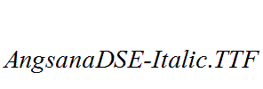 AngsanaDSE-Italic.ttf