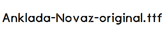 Anklada-Novaz-original.ttf