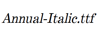 Annual-Italic.ttf
