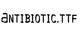 Antibiotic.ttf