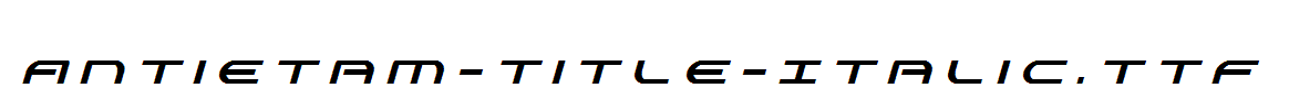Antietam-Title-Italic