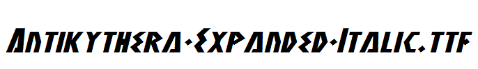Antikythera-Expanded-Italic