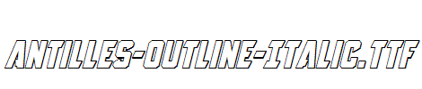 Antilles-Outline-Italic