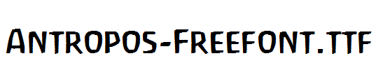 Antropos-Freefont