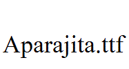 Aparajita.ttf