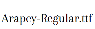 Arapey-Regular