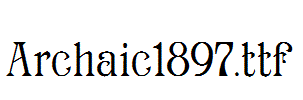 Archaic1897
