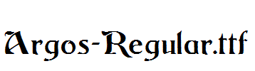 Argos-Regular